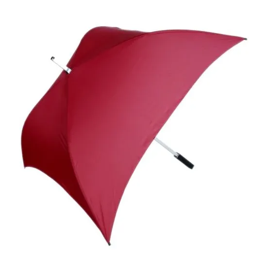 28 ιντσών χειροκίνητη διαφήμιση γκολφ Fiber Square Umbrella