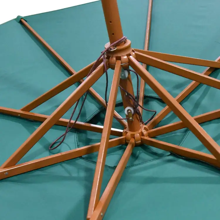 Μεγάλη Ξύλινη Ομπρέλα Κήπου