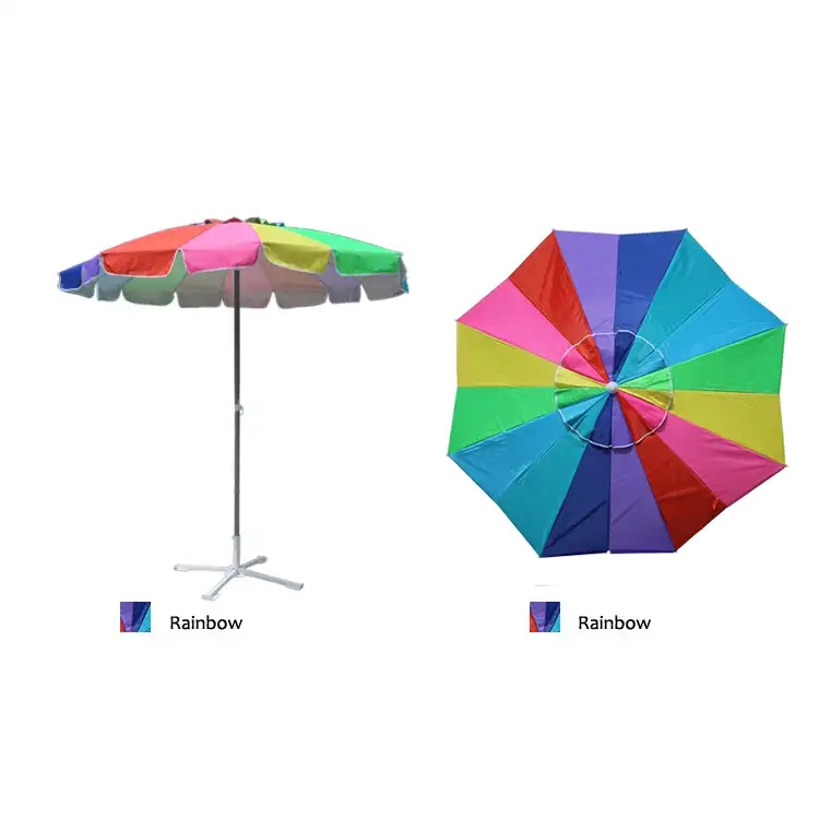 Ομπρέλα παραλίας Rainbow Color Patio